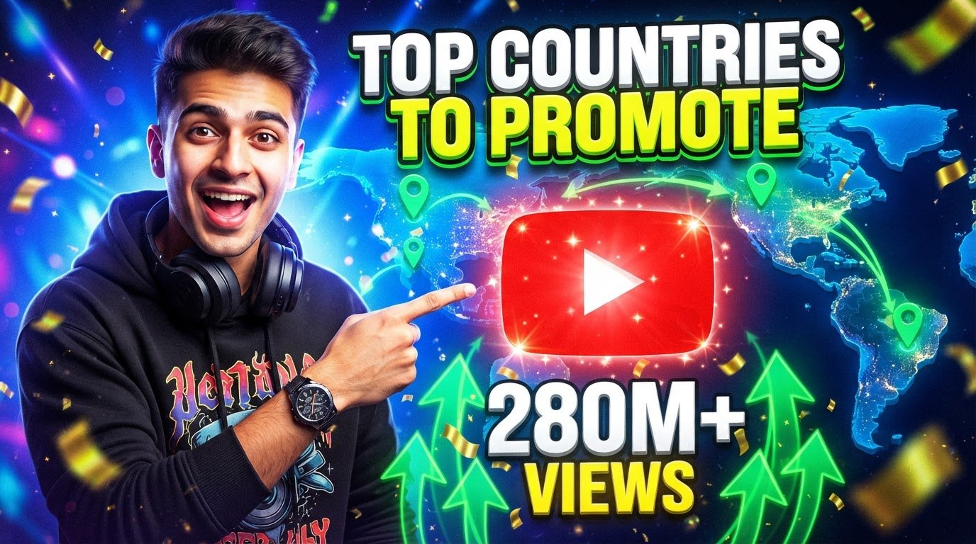 Best countries to promote YouTube Videos