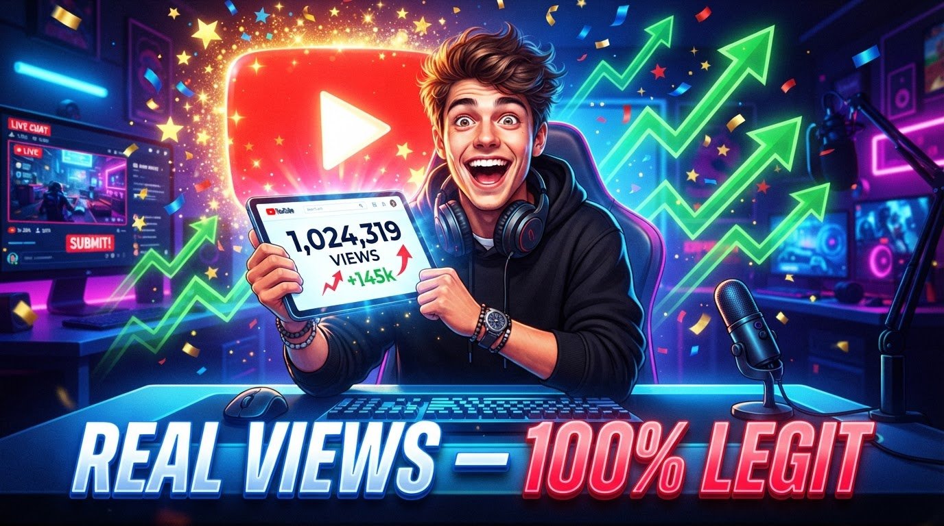 Buy Real YouTube Views legit USA UK Canada Australia - Naveen Media
