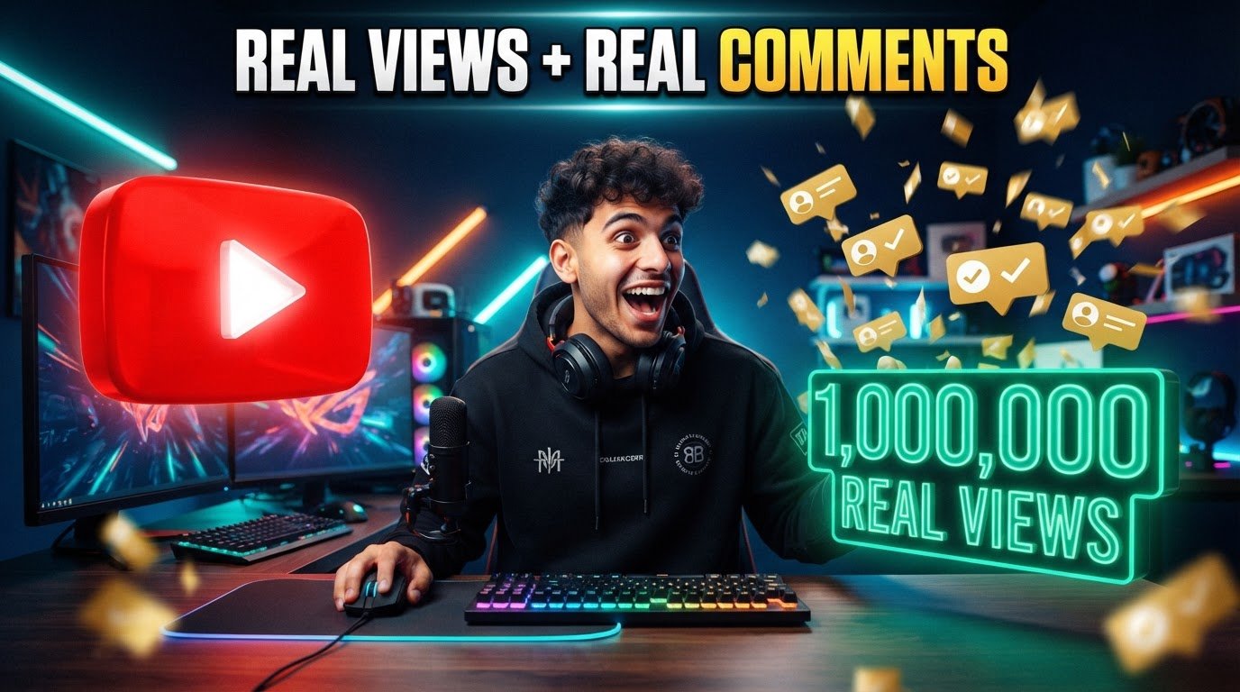 Buy Real youtube views comments