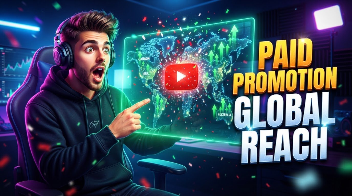 YouTube Paid Promotion india, USA, UK, Canada, Australia