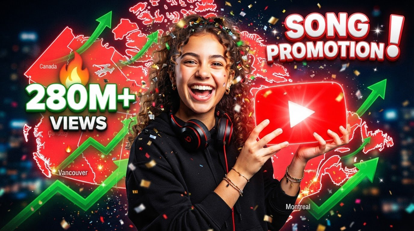 YouTube Song Promotion Company in Canada