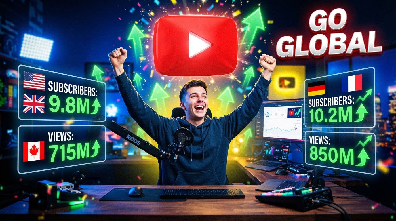 YouTube Video Marketing Agency in USA, Uk, Canada, Germany, France