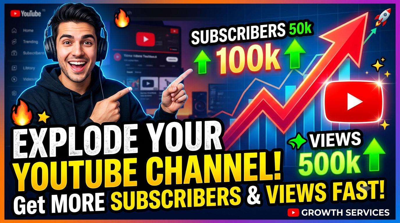 YouTube Channel Growth Services | YouTube Subscriber and Views Increase